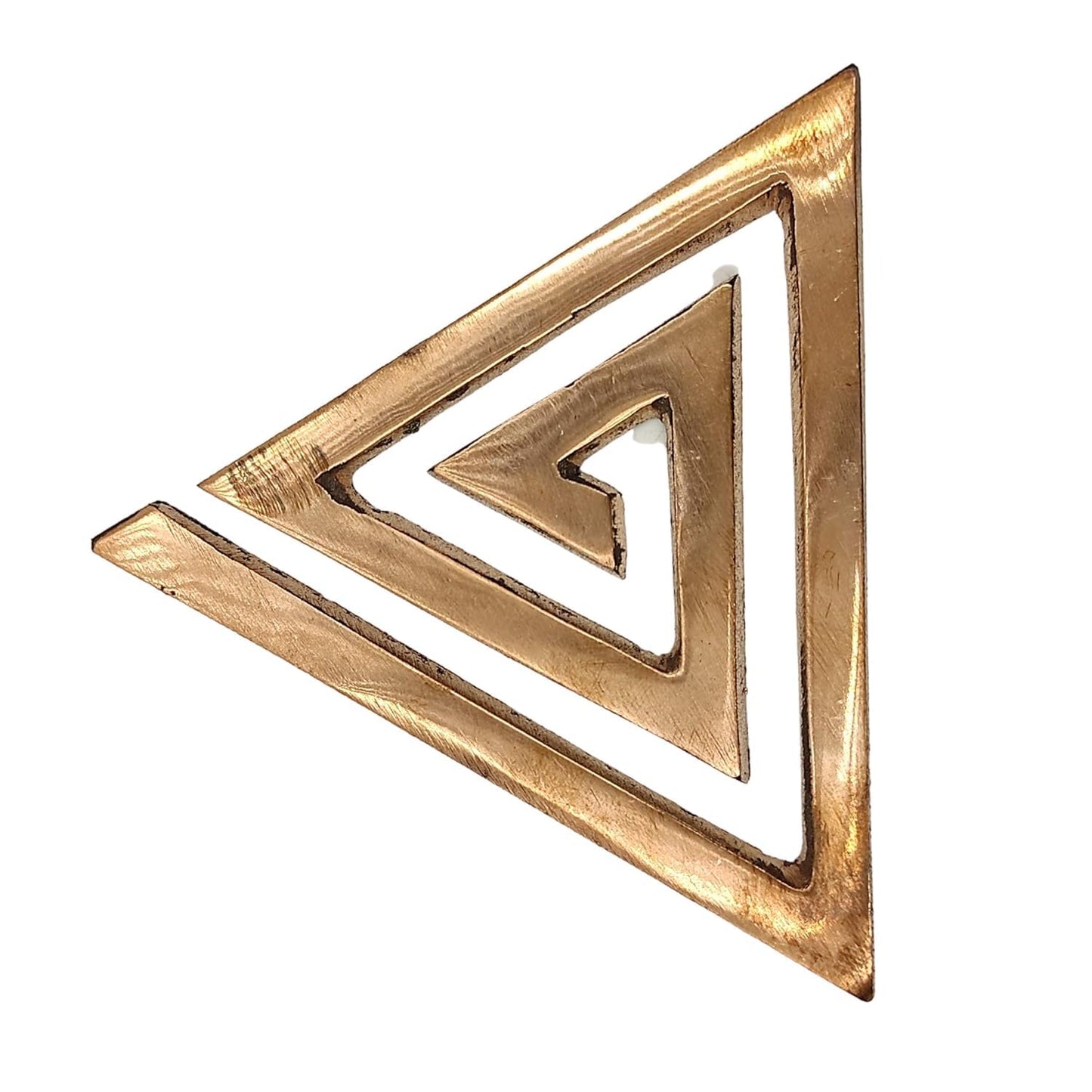 South-East / Agneya Copper Helix Vastu Energy Helix with Beejmantra - 4 inches White Aura Vastu Store