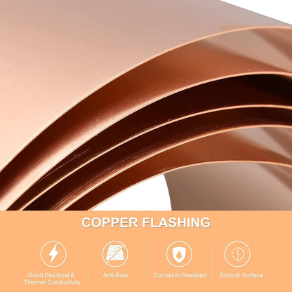 Vastu Copper Strip (1 Inch) Mahavastu Remedies- 1 Strip Roll White Aura Vastu Store