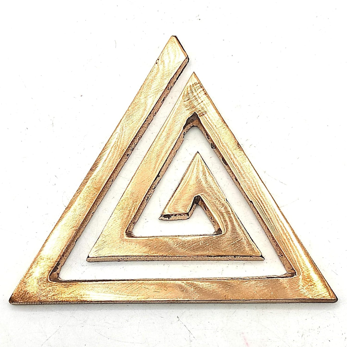 South-East / Agneya Copper Helix Vastu Energy Helix with Beejmantra - 4 inches White Aura Vastu Store