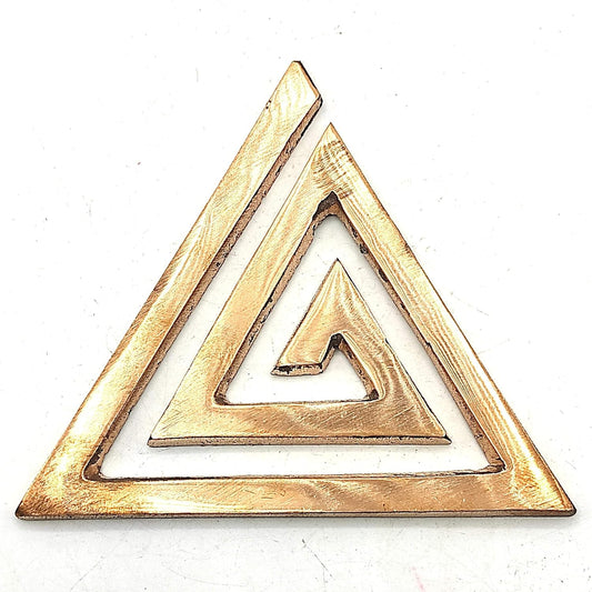 South-East / Agneya Copper Helix Vastu Energy Helix with Beejmantra - 4 inches White Aura Vastu Store