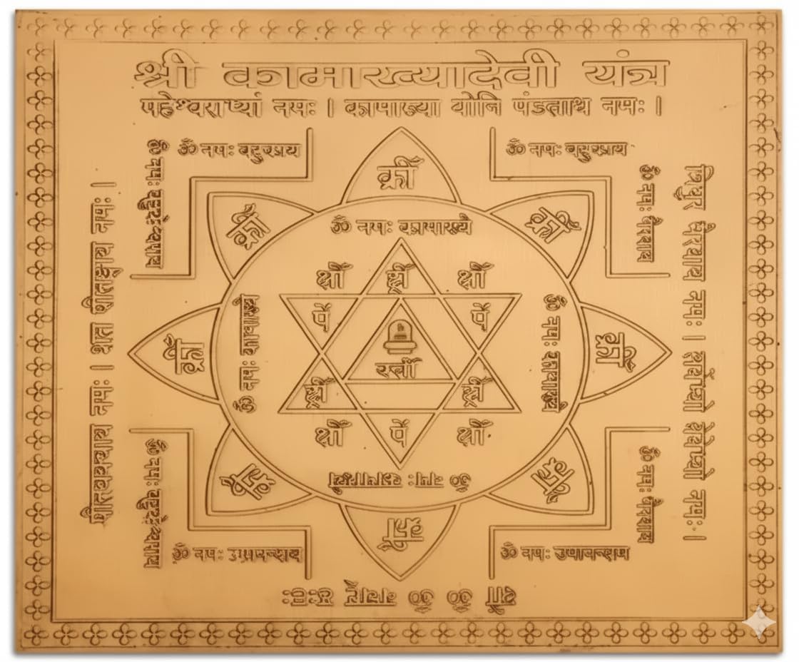 Energised Kamakhya Devi Yantra (Copper) White Aura Vastu Store