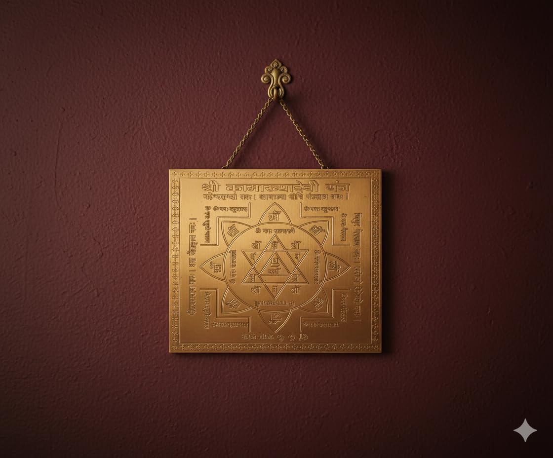 Energised Kamakhya Devi Yantra (Copper) White Aura Vastu Store