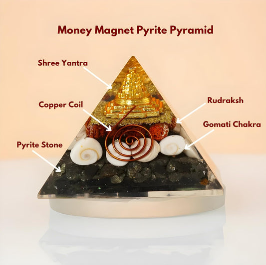 Original Money Magnet Pyrite Pyramid