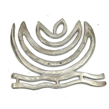 Zinc Helix Vastu Remedies for North-East Ishanya Dosha Nivaran Missing Corner & Cuts Remedies- 4 inches White Aura Vastu Store