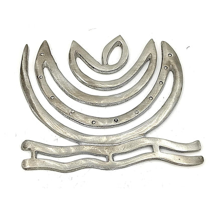 Zinc Helix Vastu Remedies for North-East Ishanya Dosha Nivaran Missing Corner & Cuts Remedies- 4 inches White Aura Vastu Store