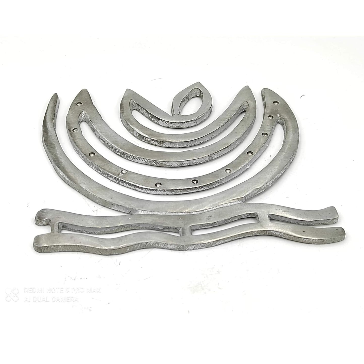 Zinc Helix Vastu Remedies for North-East Ishanya Dosha Nivaran Missing Corner & Cuts Remedies- 4 inches White Aura Vastu Store