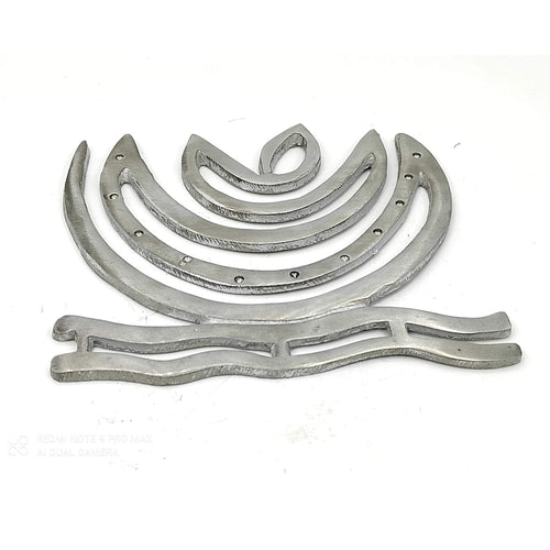 Zinc Helix Vastu Remedies for North-East Ishanya Dosha Nivaran Missing Corner & Cuts Remedies- 4 inches White Aura Vastu Store